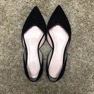 Jcrew Factory Black Suede Flats